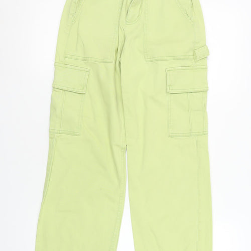 Hollister Women’s Green XS High-Rise Cargo Jeans