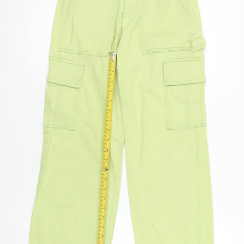 Hollister Women’s Green XS High-Rise Cargo Jeans