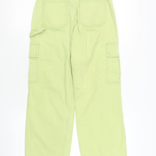 Hollister Women’s Green XS High-Rise Cargo Jeans