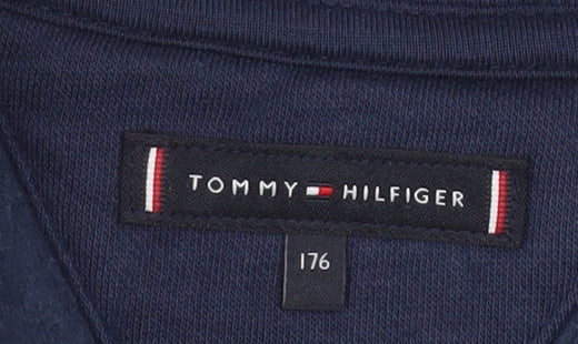 Tommy Hilfiger Men's Blue Full Zip Track Jacket Size L