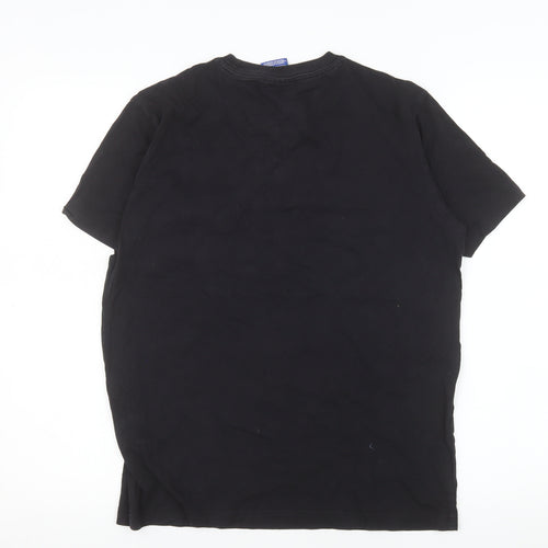 Champion Men’s Black Small Pocket Logo Cotton T-Shirt