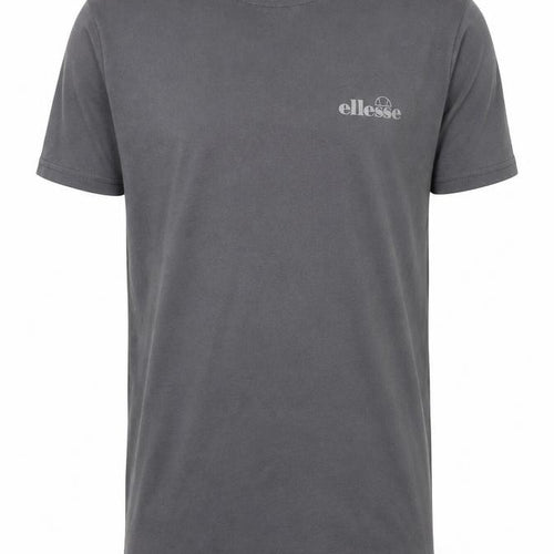 Ellesse Men's Grey Short Sleeve Crew Neck Logo T-Shirt Size S
