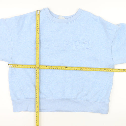 USA Pro Women's Blue Crew Neck Pullover Sweatshirt UK 16