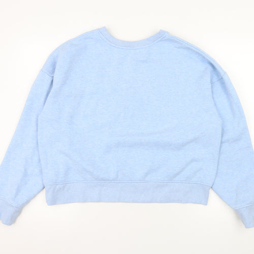 USA Pro Women's Blue Crew Neck Pullover Sweatshirt UK 16