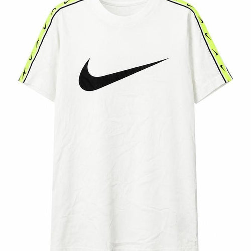 Nike Men's White XS Graphic Swoosh Short Sleeve Cotton T-Shirt
