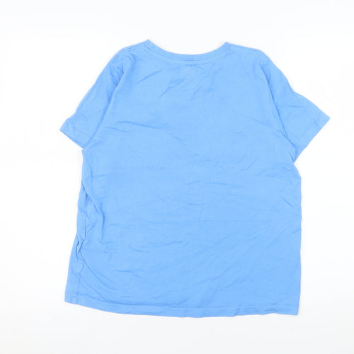 Ellesse Girls Blue Logo Graphic Cotton Short Sleeve T-Shirt 13-14 Years