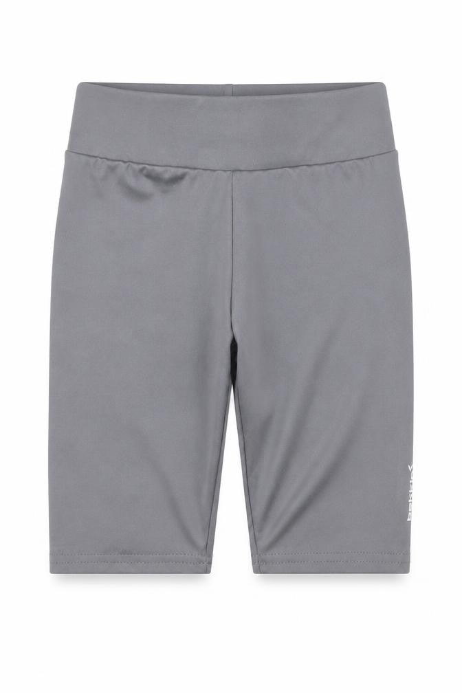 Bekkin Girls Grey 10 Years Biker Shorts Polyester Blend Stretch Activewear