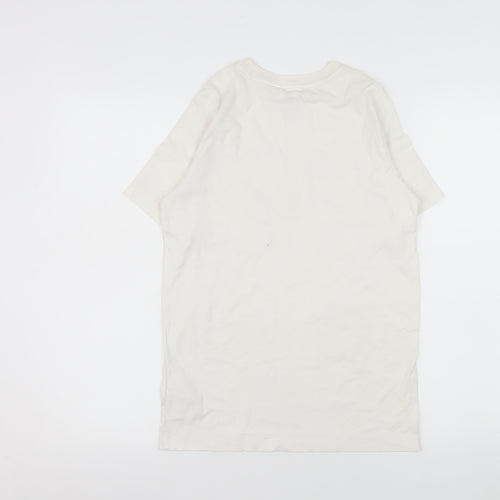 Nike Men’s White Air Logo Sports T-Shirt L Cotton Crew Neck
