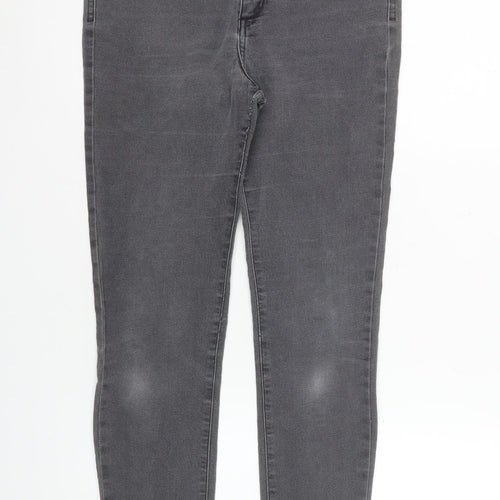 Shana Women’s Grey Skinny Denim Jeans Size 12 Slim Fit