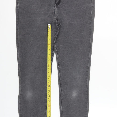 Shana Women’s Grey Skinny Denim Jeans Size 12 Slim Fit