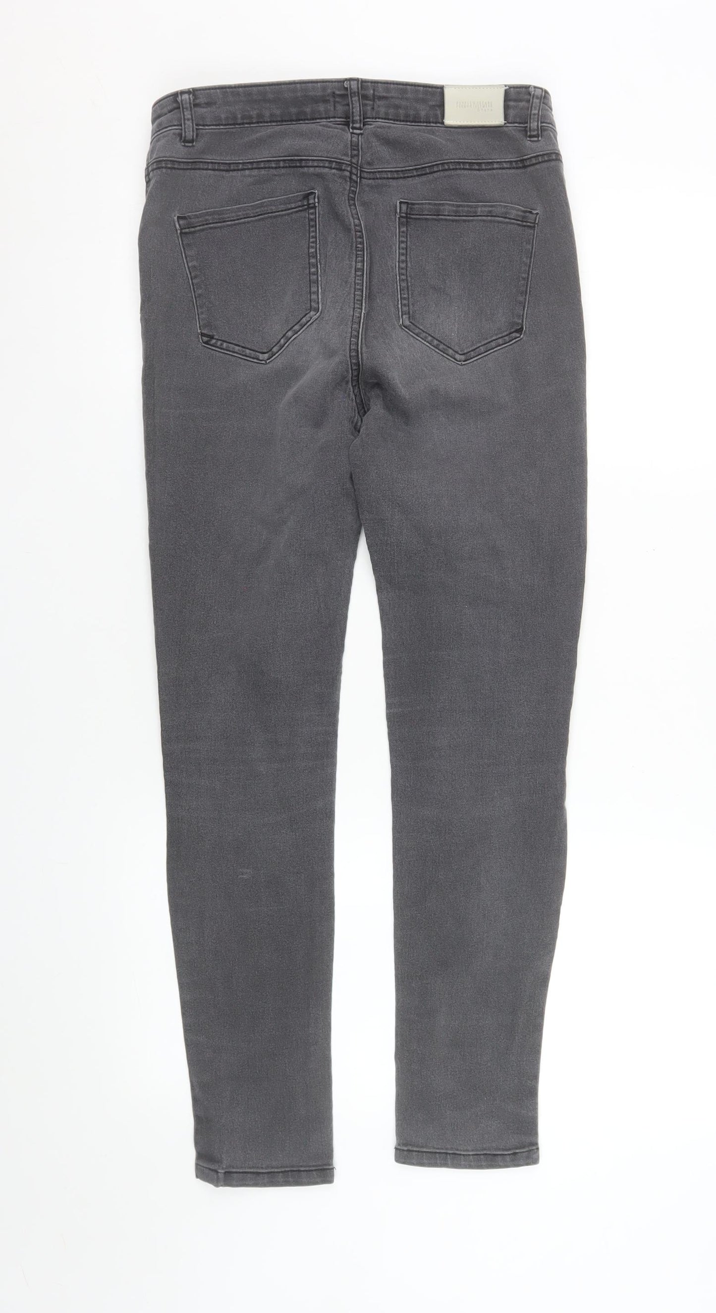 Shana Women’s Grey Skinny Denim Jeans Size 12 Slim Fit