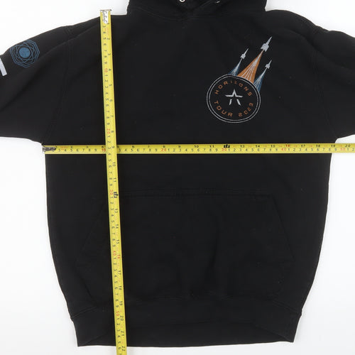 Just Hoods AWDis Men's Black Pullover Hoodie Size S Starset Tour Graphic