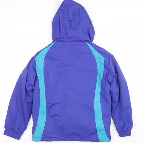 Mountain Warehouse Boys Blue Waterproof Hooded Ski Jacket Size 10 Years