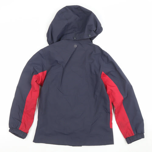 Mountain Warehouse Boys Blue 9-10 Years 3-in-1 Waterproof Hooded Jacket