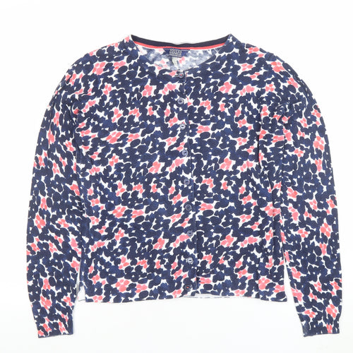 Joules Women’s Multicoloured Floral Cotton Cardigan UK 8