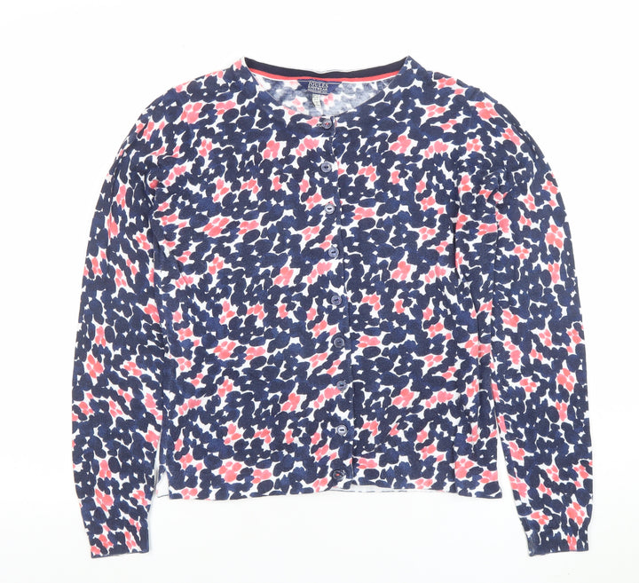 Joules Women’s Multicoloured Floral Cotton Cardigan UK 8