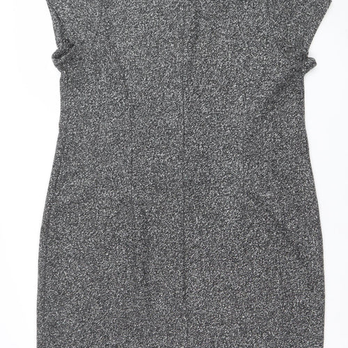 Next Women Grey Bodycon Knee Length Dress Size 20