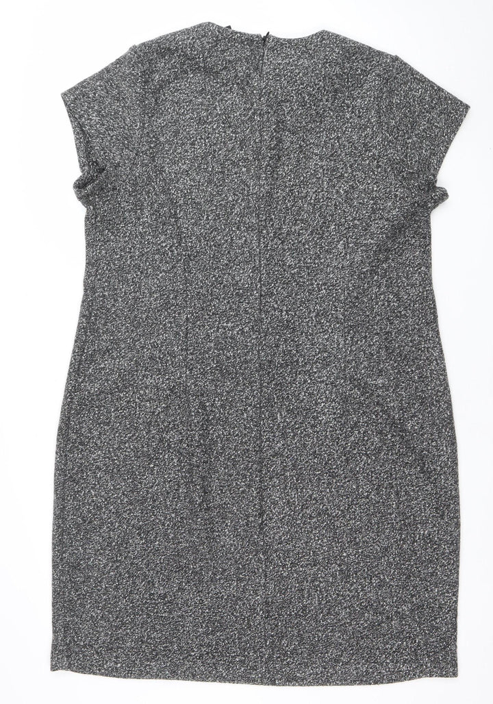 Next Women Grey Bodycon Knee Length Dress Size 20