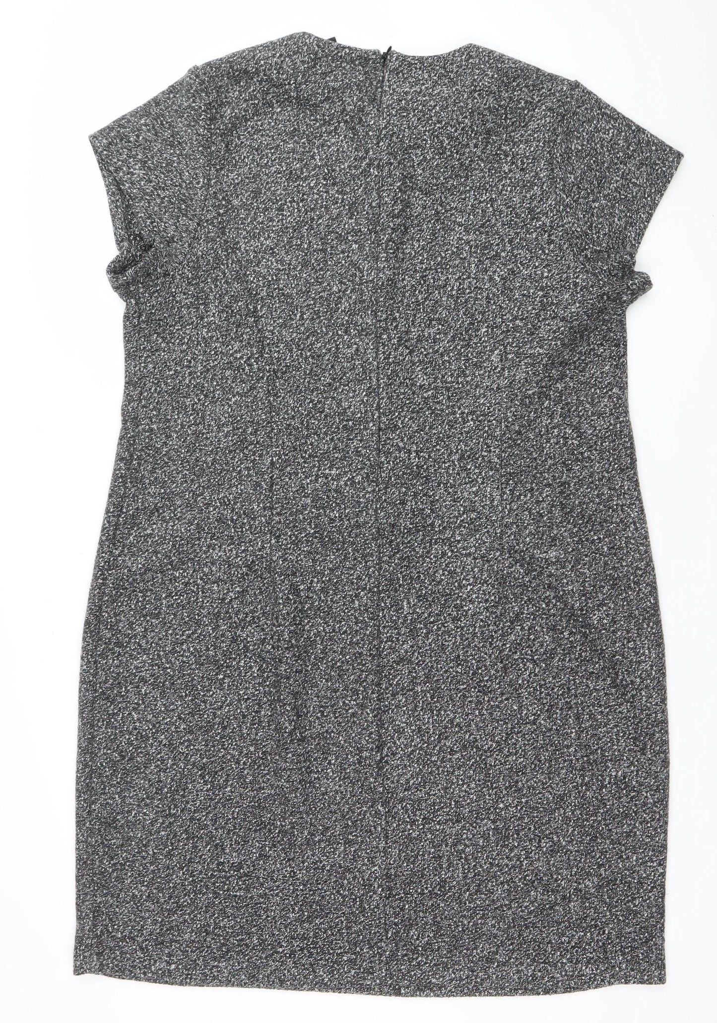Next Women Grey Bodycon Knee Length Dress Size 20