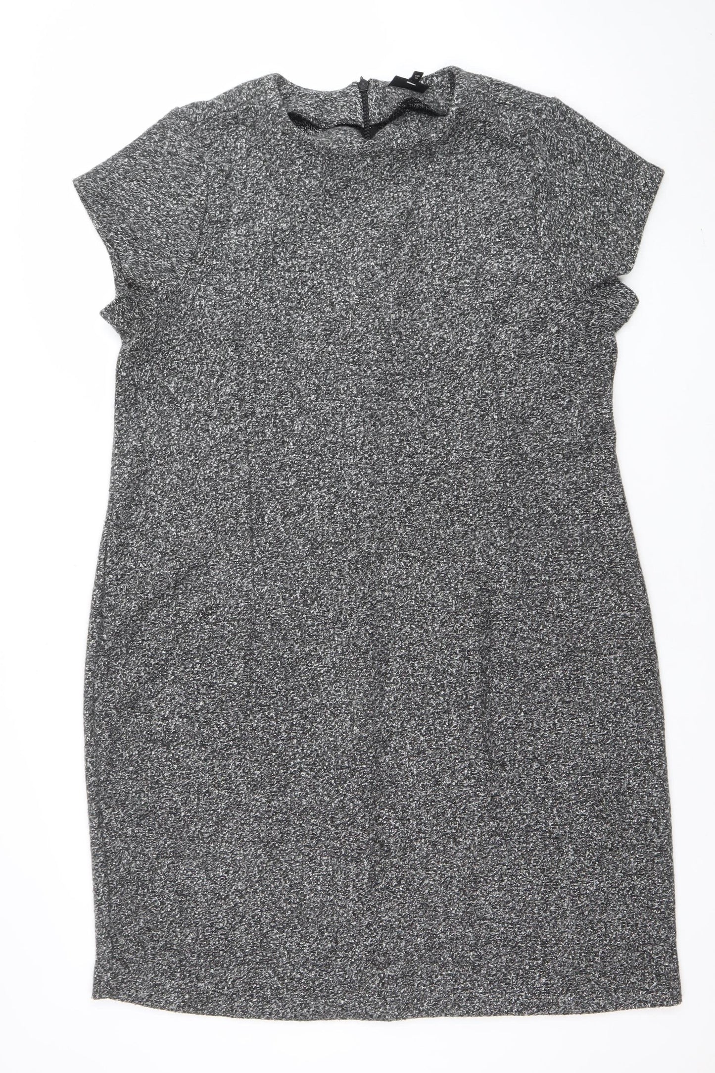 Next Women Grey Bodycon Knee Length Dress Size 20
