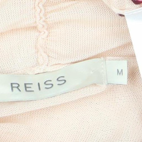 Reiss Women’s Beige Lightweight Cotton Blend Open Cardigan Size M