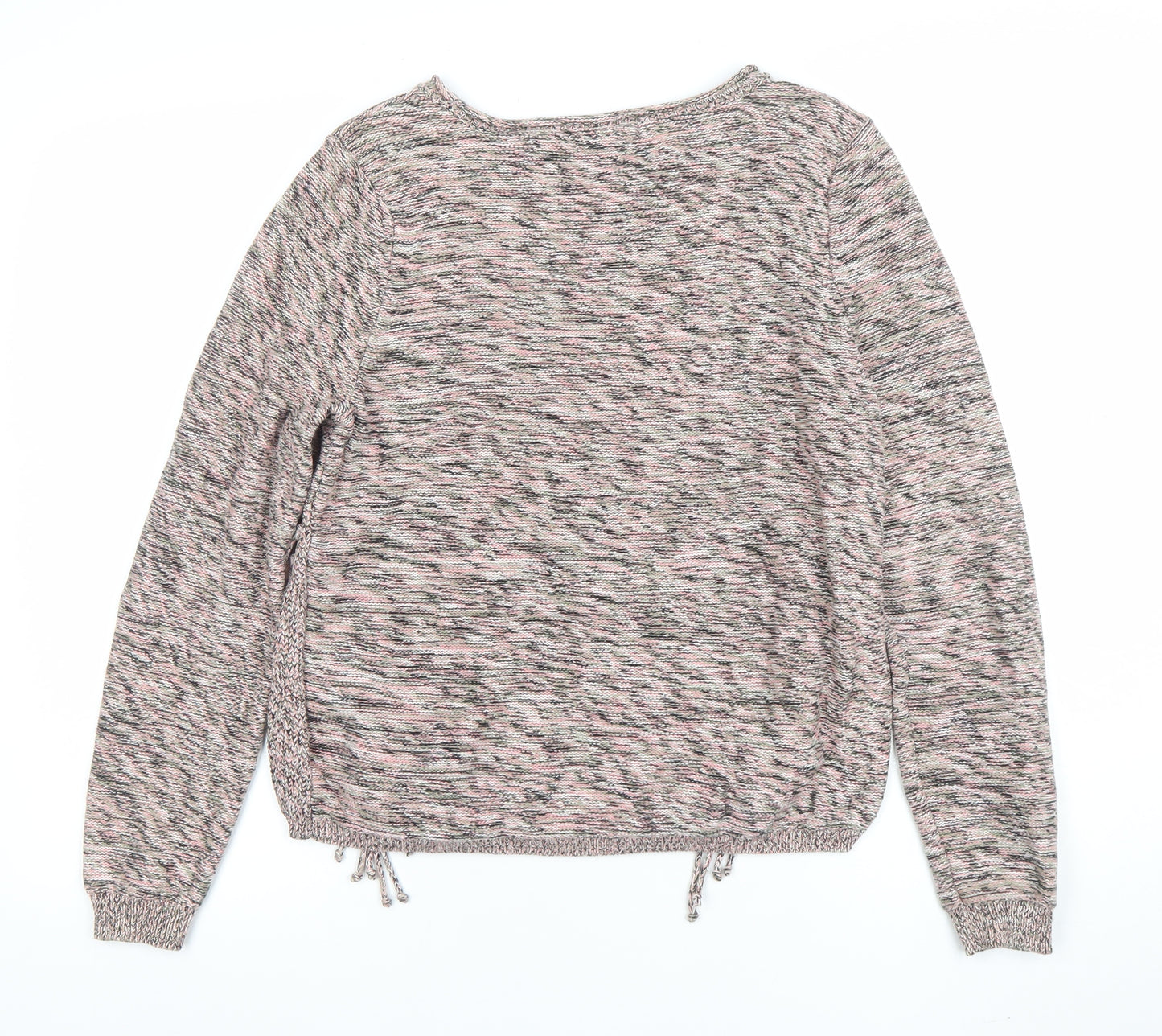 Marks and Spencer Women’s Multicoloured Cotton Knit Jumper Size 14