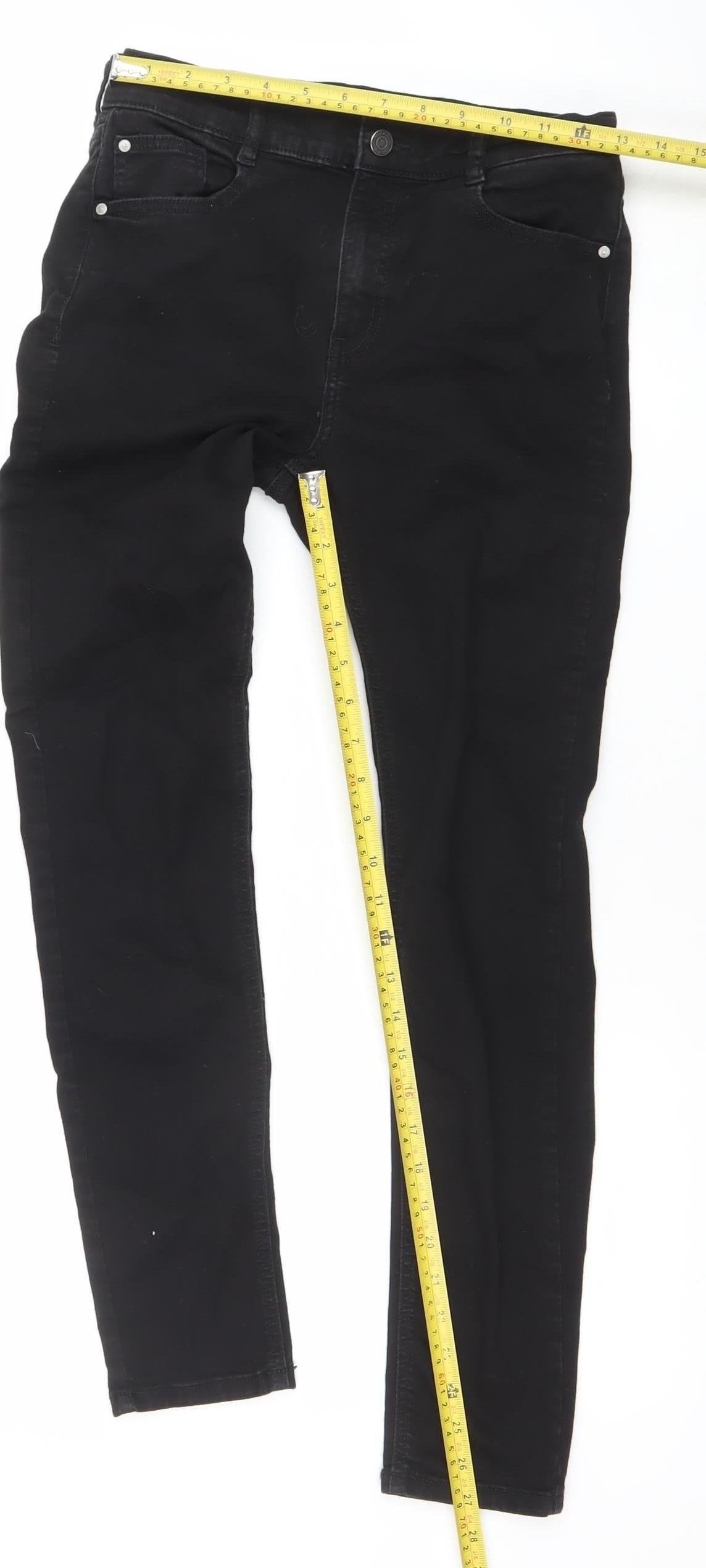 Pull&Bear Women’s Black Skinny Stretch Jeans Size 12