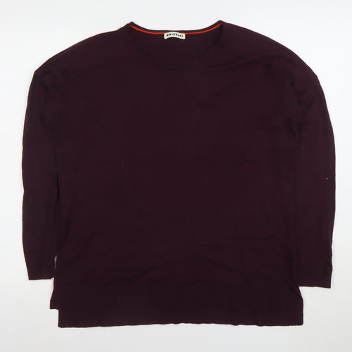 Whistles Women’s Purple Crew Neck Long Sleeve Knit Jumper Size M