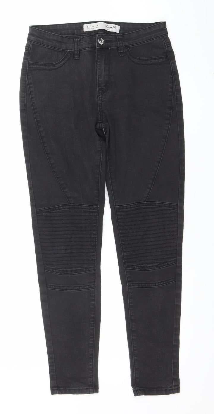Denim Co. Women’s Black Skinny Jeans Size 8 Slim Fit Stretch Denim