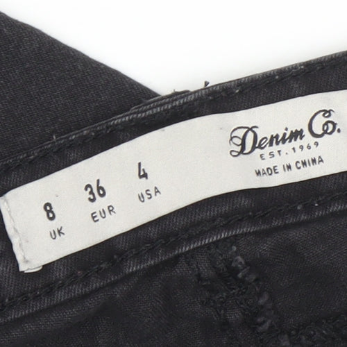 Denim Co. Women’s Black Skinny Jeans Size 8 Slim Fit Stretch Denim