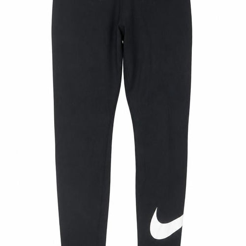 Nike Women's Black Small Leggings Slim Fit Activewear Trousers