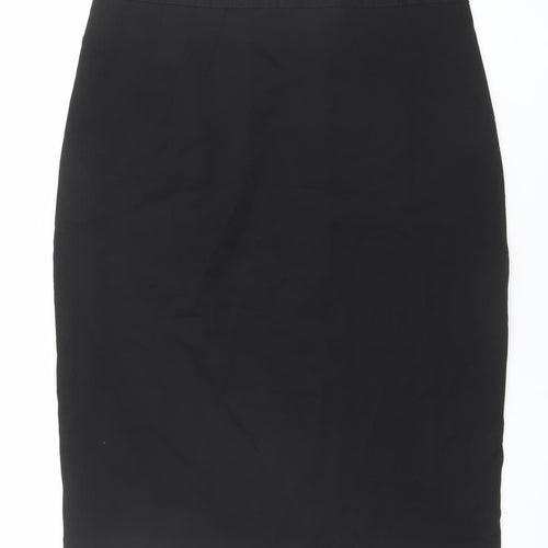 Coast Women Black Size 14 Pencil Skirt Viscose Blend Elegant Workwear