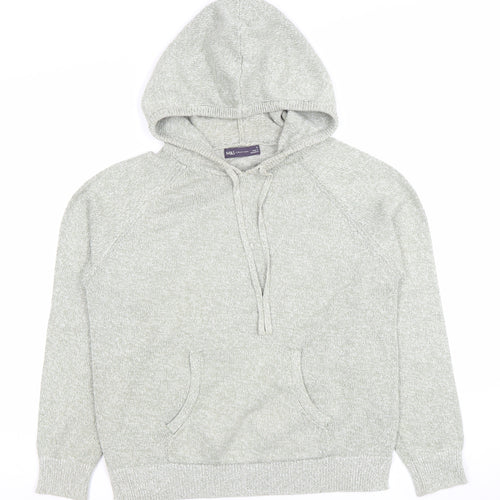 Marks and Spencer Women’s Grey Knit Pullover Hoodie Size S