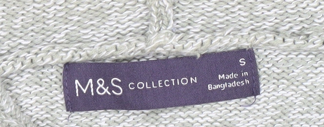 Marks and Spencer Women’s Grey Knit Pullover Hoodie Size S
