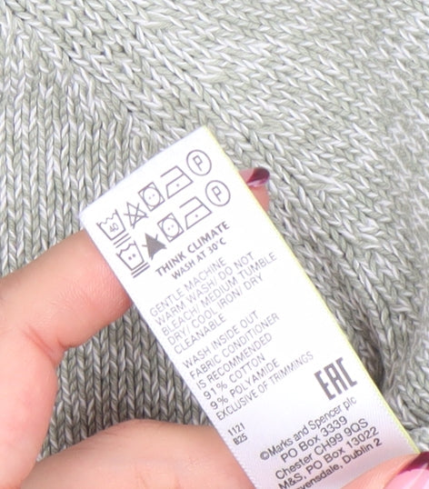 Marks and Spencer Women’s Grey Knit Pullover Hoodie Size S