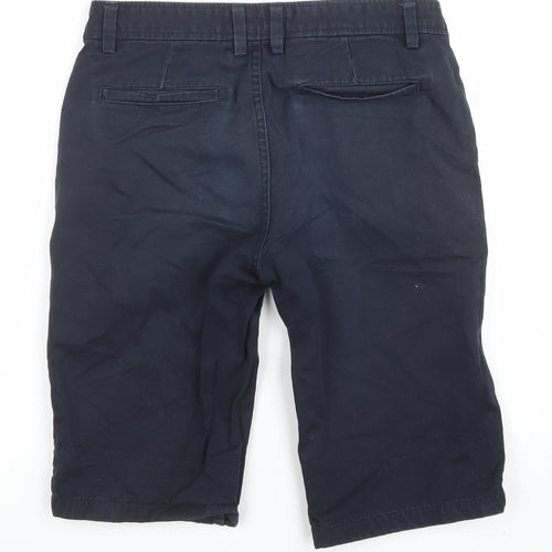 Reserved Men's Black Chino Shorts Size 29 Regular Fit