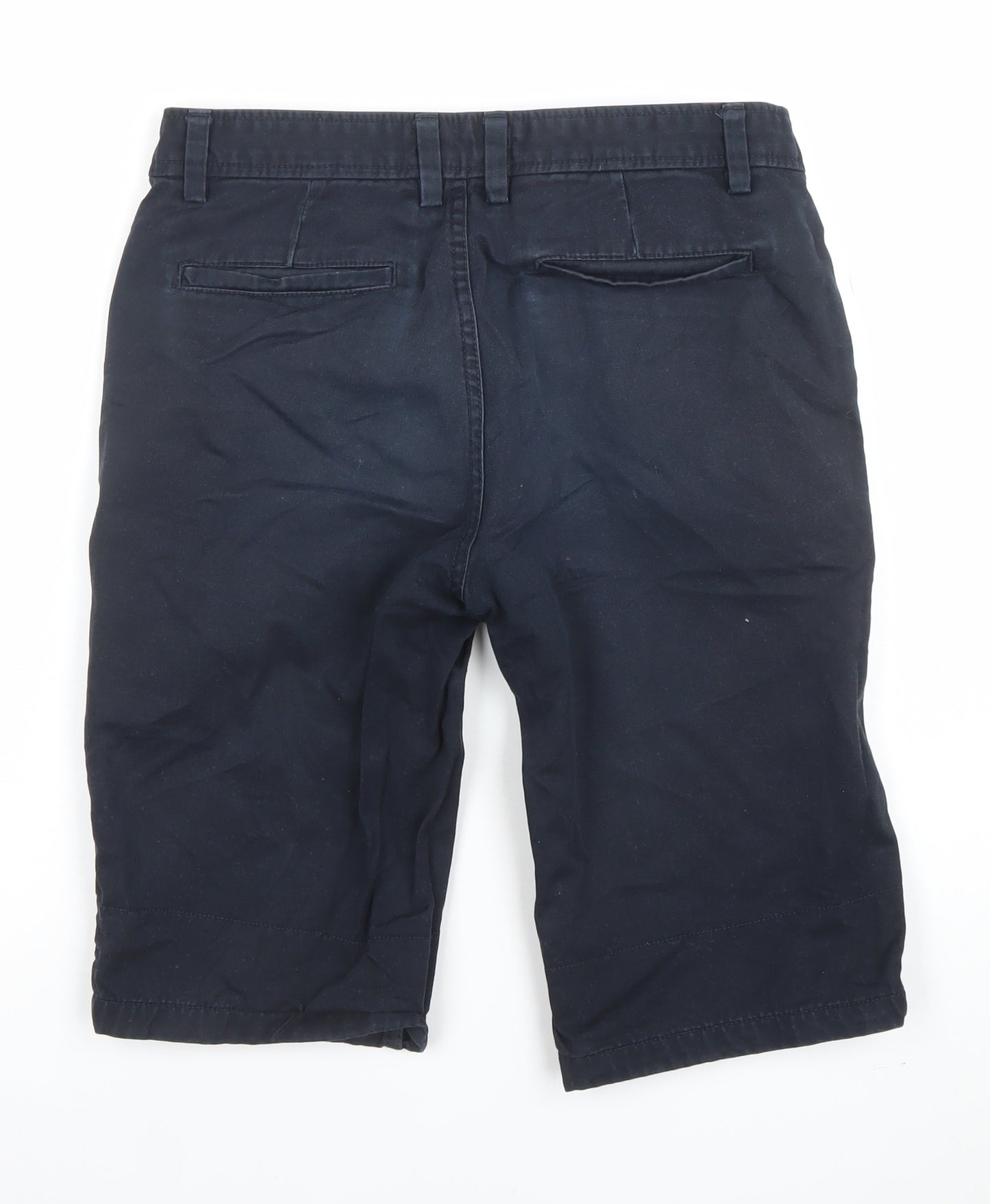 Reserved Men's Black Chino Shorts Size 29 Regular Fit