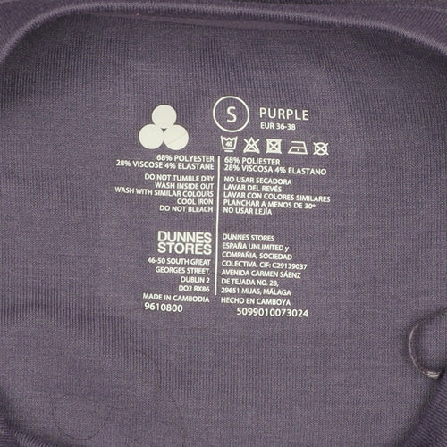 Dunnes Stores Women’s Purple Crew Neck Sweatshirt Size S