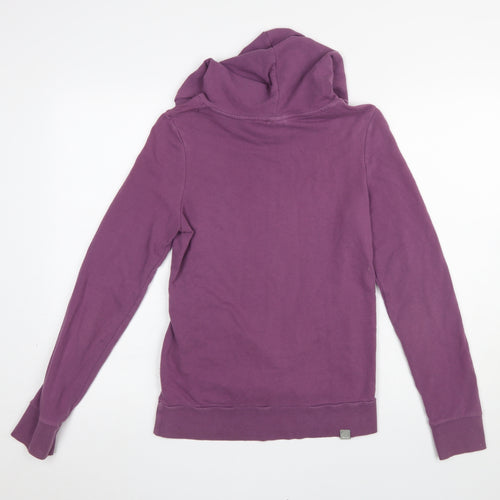 Bench Womens Purple Hooded Pullover Sweatshirt XS Casual Hoodie