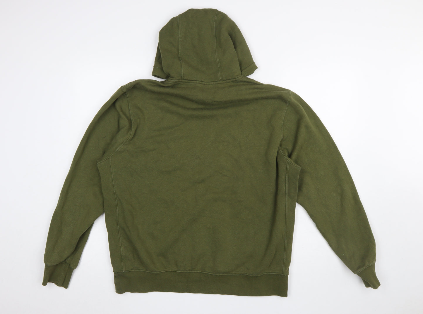 Nike Men's Green Pullover Hoodie Size L Regular Fit Fleece