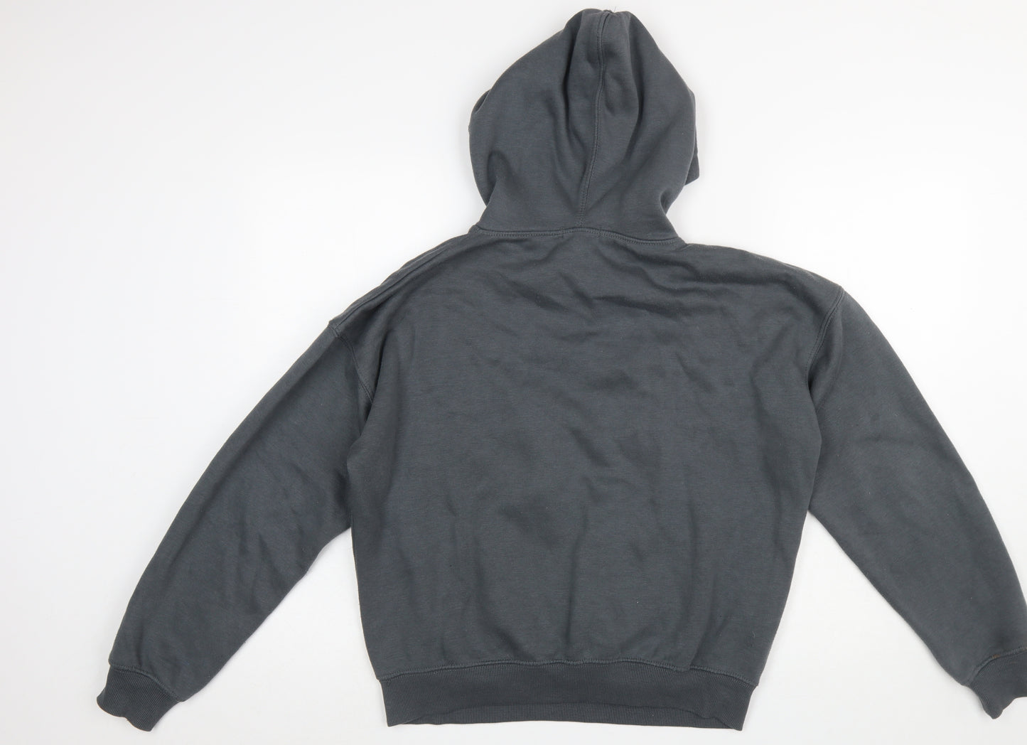 PrettyLittleThing Women’s Grey Pullover Hoodie XS Pilates Print