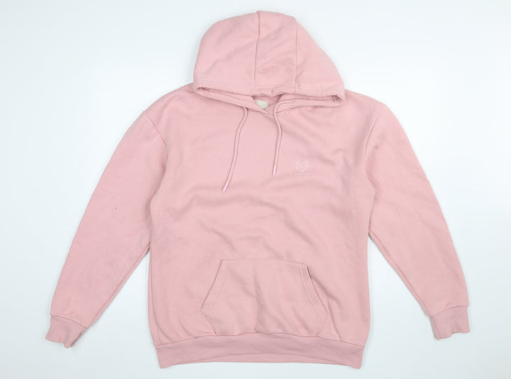 Pink Soda Sport Women’s Pink Pullover Hoodie Size 8 Cotton Blend