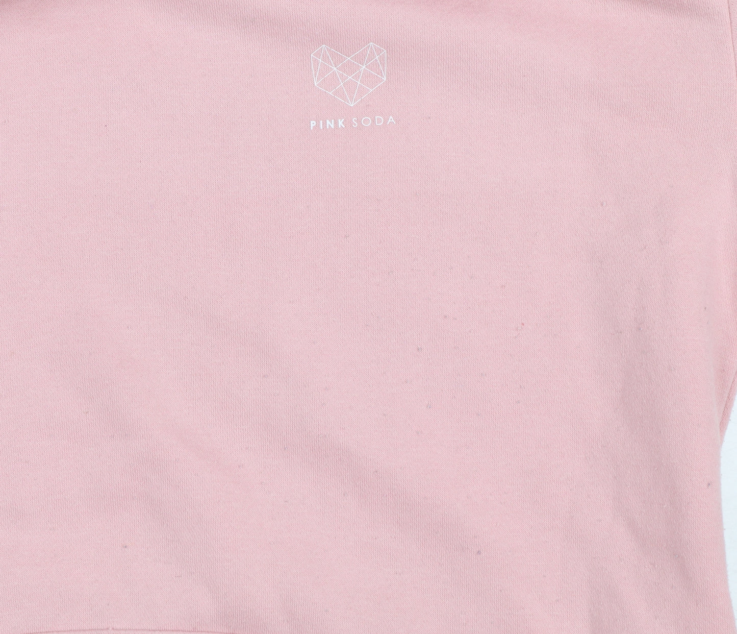 Pink Soda Sport Women’s Pink Pullover Hoodie Size 8 Cotton Blend