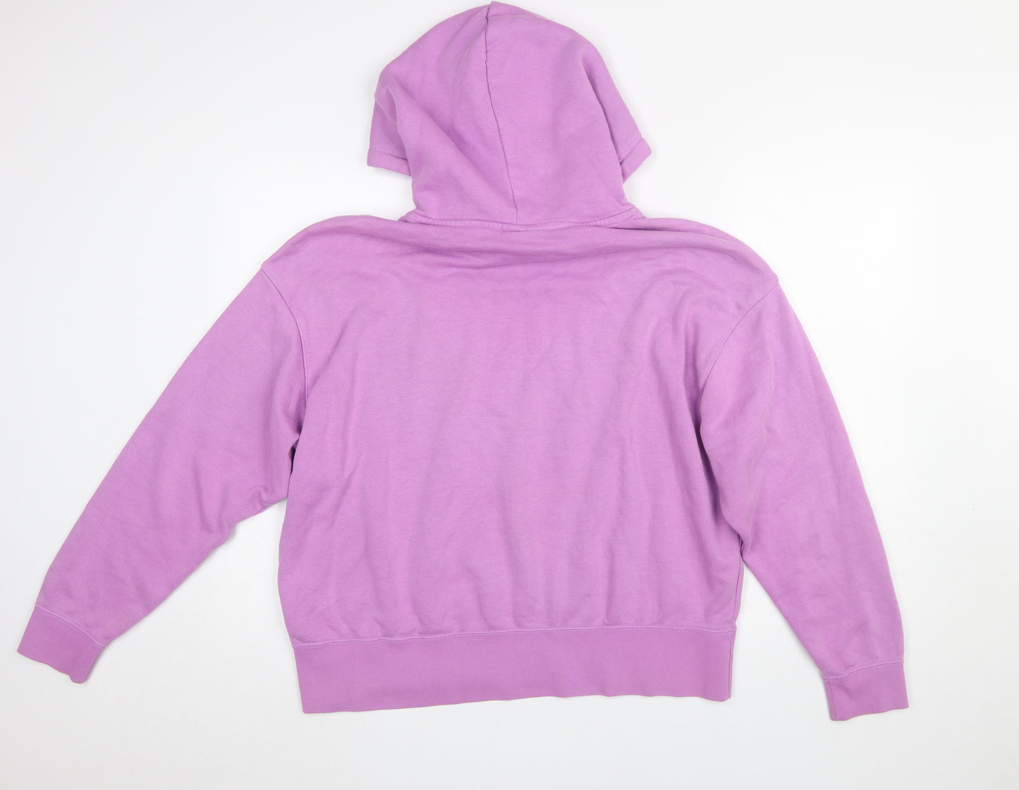 Nike Womens Purple Pullover Hoodie M Cotton Blend Casual
