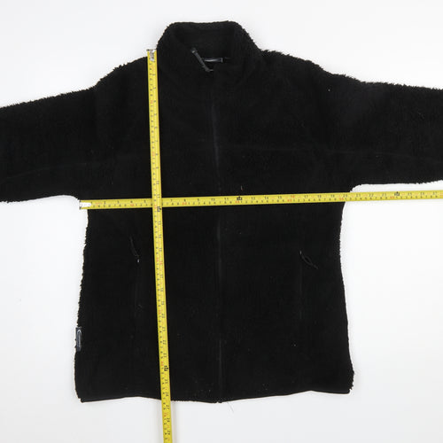 Mountainlife Women's Black Fleece Zip Jacket Size 14