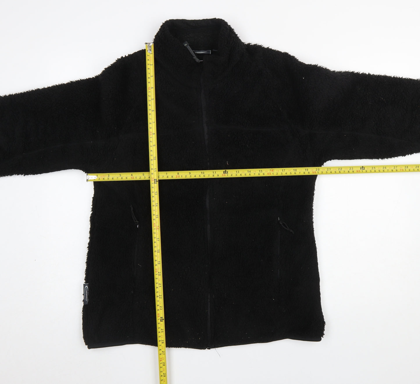 Mountainlife Women's Black Fleece Zip Jacket Size 14