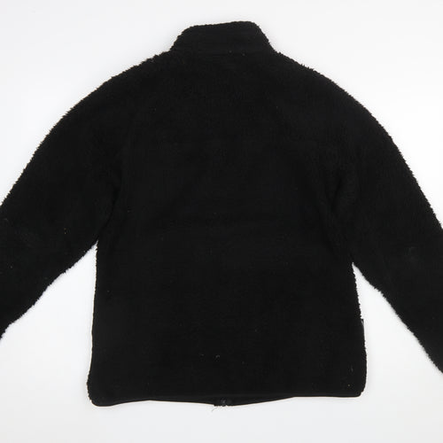 Mountainlife Women's Black Fleece Zip Jacket Size 14