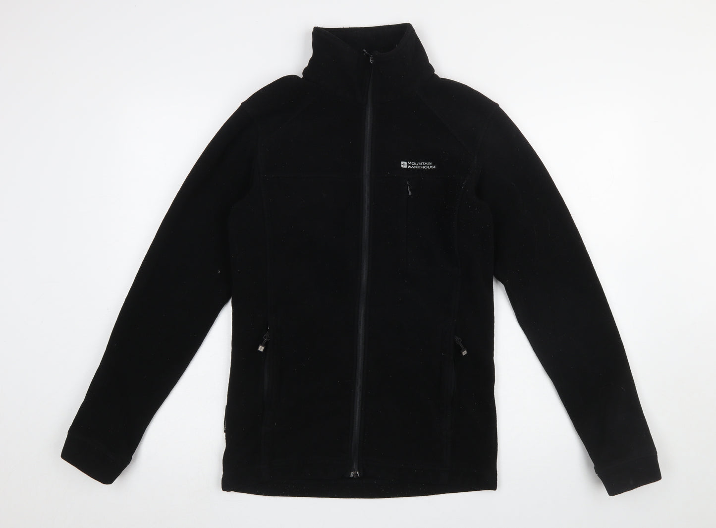 Mountain Warehouse Men's Black XS Full Zip Fleece Jacket