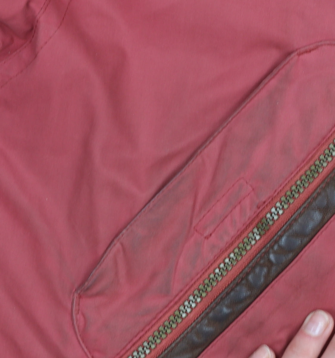 Bush Sportswear Mens Red 42in Hooded Parka Jacket Cotton Blend Waterproof