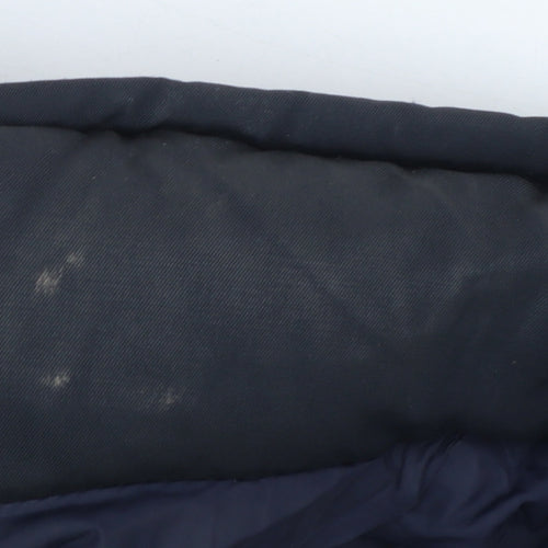Zara Women Black Down Puffer Jacket Size 10 Mid-Length Winter Coat